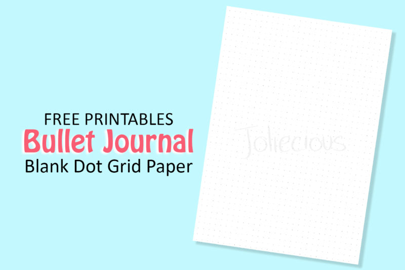 free bullet journal printables library instant download joliecious